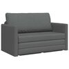 vidaXL Sof&aacute; Cama Plegable Gris oscuro 124 x 71 x 78 cm tela