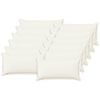 vidaXL Funda de almohada 12 uds. HOUTEN Blanco 40 x 80 cm