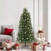 vidaXL &Aacute;rbol de Navidad artificial con 300 LED Verde 180 cm PE y PVC