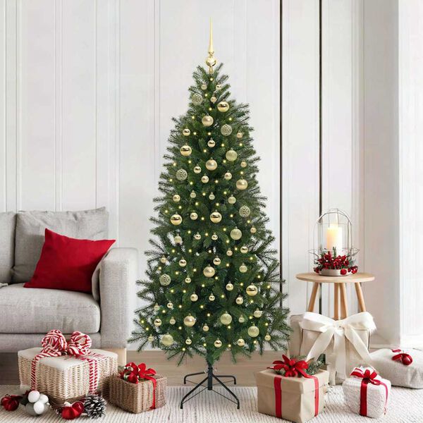 vidaXL &Aacute;rbol de Navidad artificial con 300 LED Verde 180 cm PE y PVC