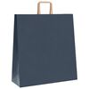 vidaXL Bolsas de papel con asas 250 uds azul 45x17x48 cm