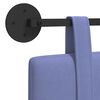 vidaXL Cabecera Colgante Liso Azul jeans 170 x 55 x 5 cm tela