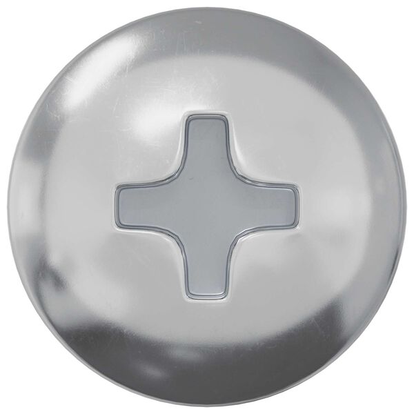 vidaXL Tornillo de Madera 12 pcs Plateado 9,8 x 53 mm Acero