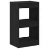 vidaXL Estanter&iacute;a para libros 2 niveles 40 x 30 x 71,5 cm Roble Negro