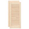 vidaXL Puerta de armario de lamas 2 uds 69x29,5 cm madera de pino