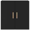 vidaXL Armario de pared madera contrachapada negro 60x30x60 cm