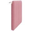vidaXL Cabecero de cama acolchado Hanko terciopelo rosa 100 cm