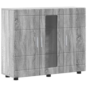 vidaXL Armario de Madera Gris Sonoma Madera de ingenier&iacute;a