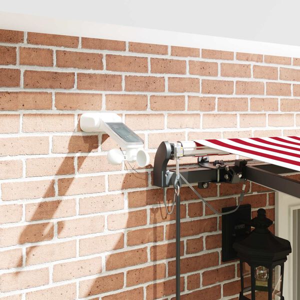 vidaXL Tela de toldo con Rojo y 400 x 300 cm Poli&eacute;ster