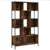vidaXL Estanter&iacute;a madera de ingenier&iacute;a roble ahumado 102x28x172 cm