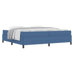 vidaXL Estructura de cama con colch&oacute;n Azul 200 x 200 cm tela
