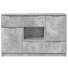 vidaXL Vitrina Gris Concreto 100 x 30 x 65,6 Madera contrachapada