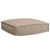 vidaXL Coj&iacute;n Tela Oxford Gris topo 60 x 60 x 12 cm