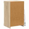 vidaXL Aparador con luces LED roble Sonoma 41x37x67 cm