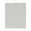 vidaXL Estor Plisado gris claro 105x100 cm Tela Ancho 104,4 cm