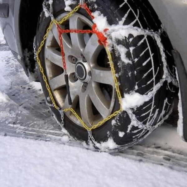 Carpoint Cadenas de nieve KNN-50 9 mm plateado