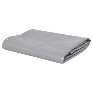 vidaXL Lona 650 g/m&sup2; 3x4 m gris