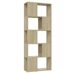 vidaXL Estanter&iacute;a divisor de espacios roble Sonoma 60x24x155 cm