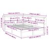 vidaXL Cama con estantería sin colchón madera maciza de pino 120x200cm