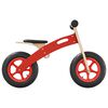 vidaXL Bicicleta sin pedales para niños con neumáticos de aire rojo