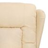 vidaXL Sill&oacute;n elevable tela crema
