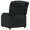 vidaXL Sillón de masaje reclinable cuero sintético negro