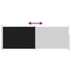 vidaXL Toldo lateral retr&aacute;ctil 160x500 cm negro
