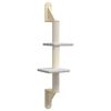 vidaXL &Aacute;rbol rascador para gatos de pared gris claro 108 cm