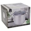 Excellent Houseware Cacerola con tapa acero inoxidable 9 L