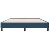 vidaXL Cama box spring sin colch&oacute;n azul oscuro terciopelo 160x220 cm