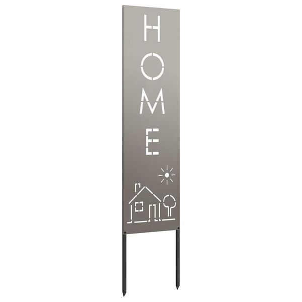 vidaXL Pantalla de Privacidad para Jard&iacute;n Calado Oxidado 32 x 140 cm