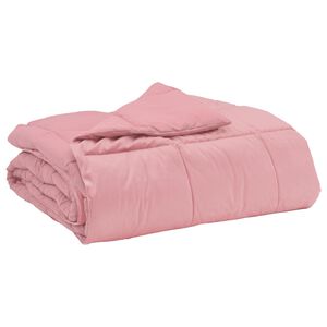 vidaXL Edred&oacute;n de Todo el A&ntilde;o 140 x 200 cm 4 estaciones Rosa
