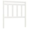 vidaXL Cabecero de cama madera maciza de pino blanco 106x4x100 cm