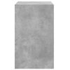 vidaXL Mueble zapatero madera contrachapada gris hormigón 70x36x60 cm
