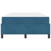 vidaXL Estructura de cama con colch&oacute;n Azul Oscuro 120 x 200 cm tela
