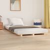 vidaXL Estructura de cama madera maciza de pino 75x190 cm