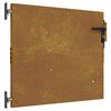 vidaXL Puerta de jard&iacute;n acero corten 85x100 cm