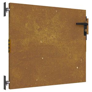 vidaXL Puerta de jard&iacute;n acero corten 85x100 cm