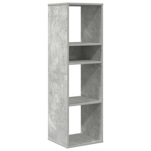 vidaXL Estanter&iacute;a madera ingenier&iacute;a gris hormig&oacute;n 34x31x112 cm