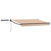 vidaXL Toldo Retr&aacute;ctil El&eacute;ctrico Azul, Naranja, Antracita 3 x 2,5 m
