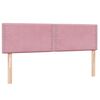 vidaXL Cama box spring con colch&oacute;n terciopelo rosa 140x220 cm