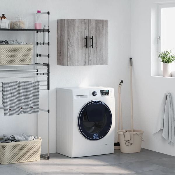 vidaXL Armario de pared madera de ingenier&iacute;a gris Sonoma 60x31x60 cm