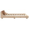 vidaXL Estructura de cama sin colchón madera maciza de pino 120x190 cm