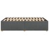 vidaXL Estructura de cama sin colch&oacute;n tela gris oscuro 120x200 cm