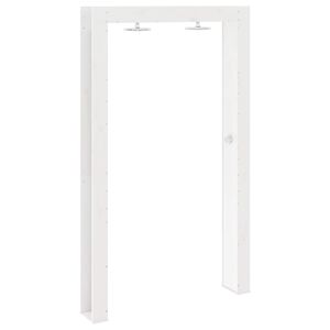 vidaXL Ducha exterior 226 cm Madera maciza de pino y acero inoxidable