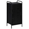 vidaXL Aparador Roble Negro 97 x 33 x 81 cm Madera de ingenier&iacute;a