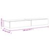 vidaXL Muebles de TV con luces LED 2 unidades blanco 60x35x15,5 cm