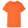Camiseta infantil naranja oscuro 92