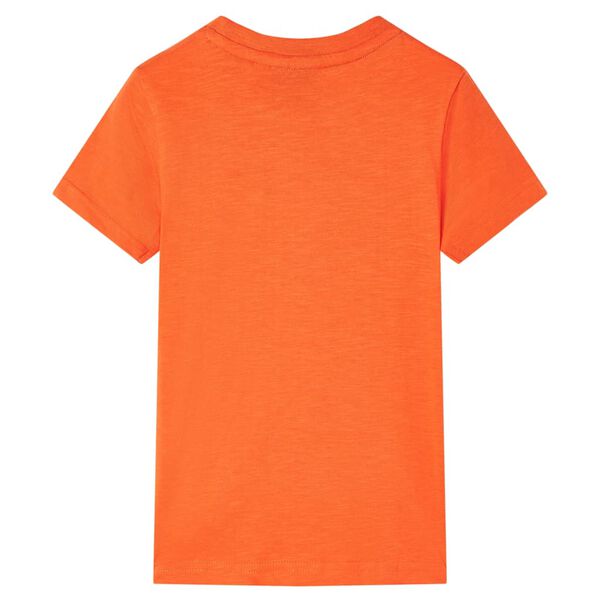 Camiseta infantil naranja oscuro 92