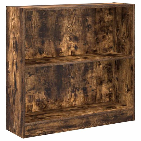 vidaXL Estanter&iacute;a madera de ingenier&iacute;a roble ahumado 80x24x76 cm